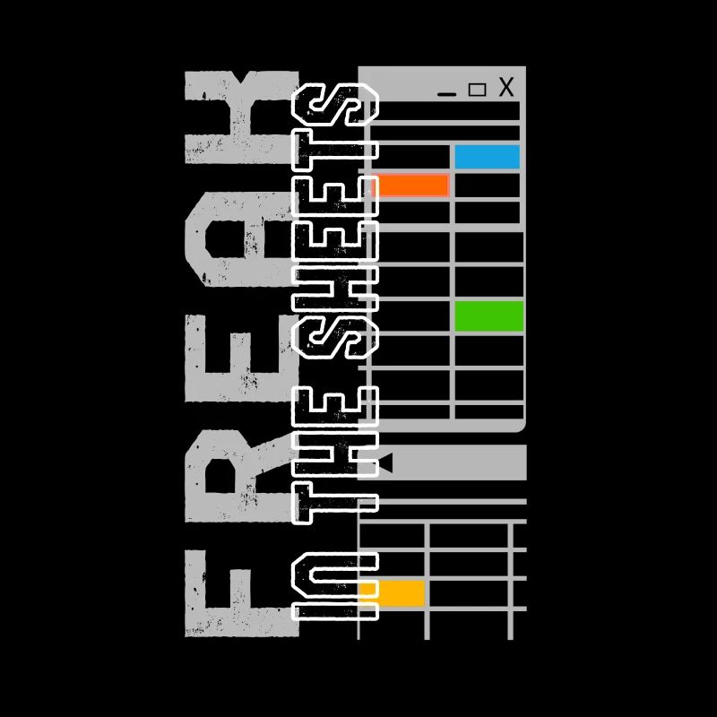 Chemise comptable, Freak In The Sheets Funny Tee,
