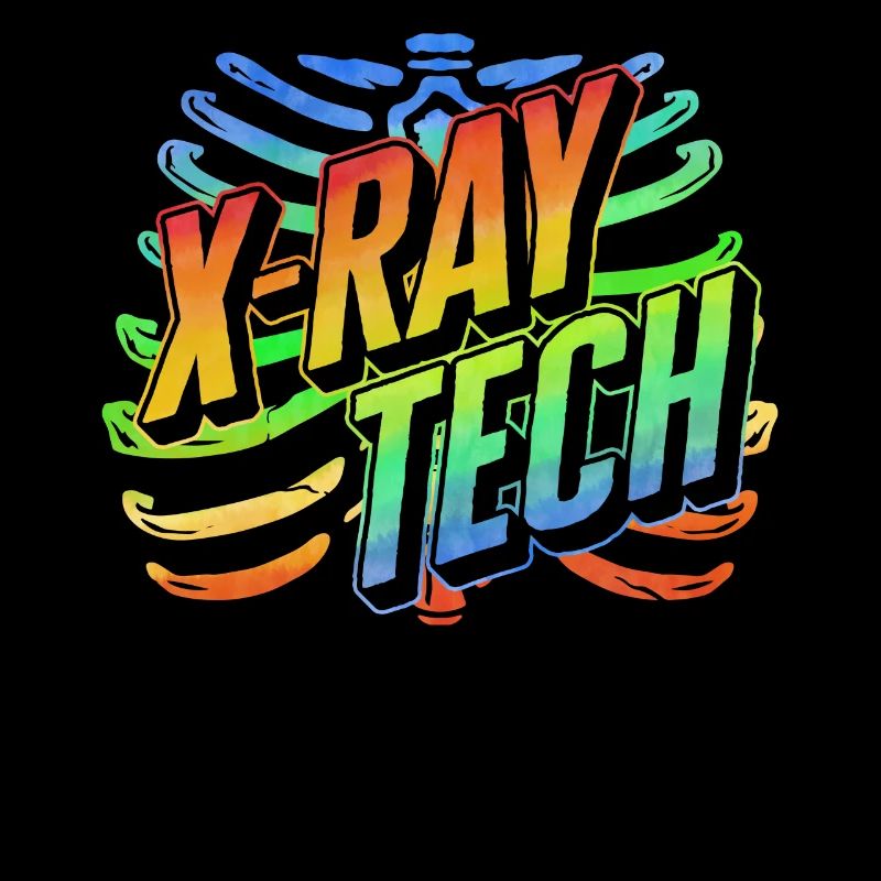Radiology Shirt, X-ray Tech Skeleton Ribs Tee,
