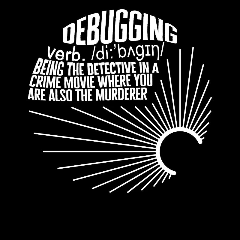 Programmer Shirt, Debugging Definition Tee, Funny