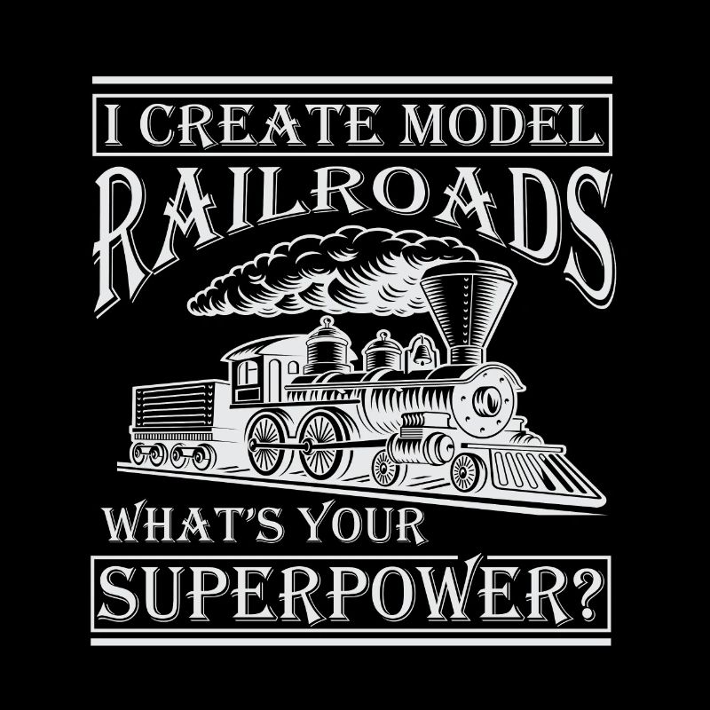 Lokführer Bahn Design I Model Eisenbahn