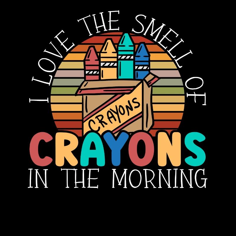 J’aime l’odeur des crayons de couleur du matin