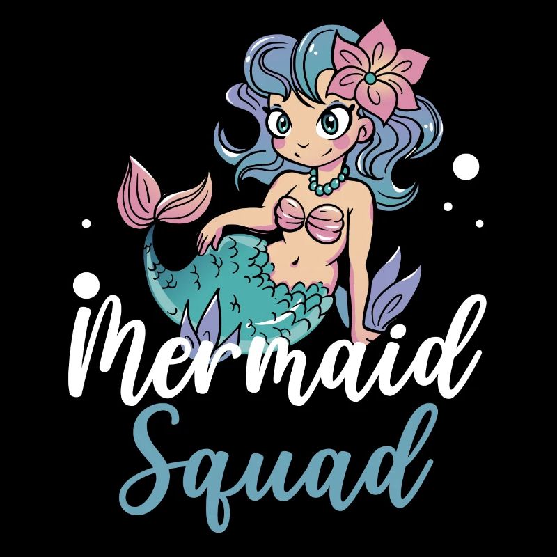 Mermaid Squad Myth Folklore Underwater Aquatic