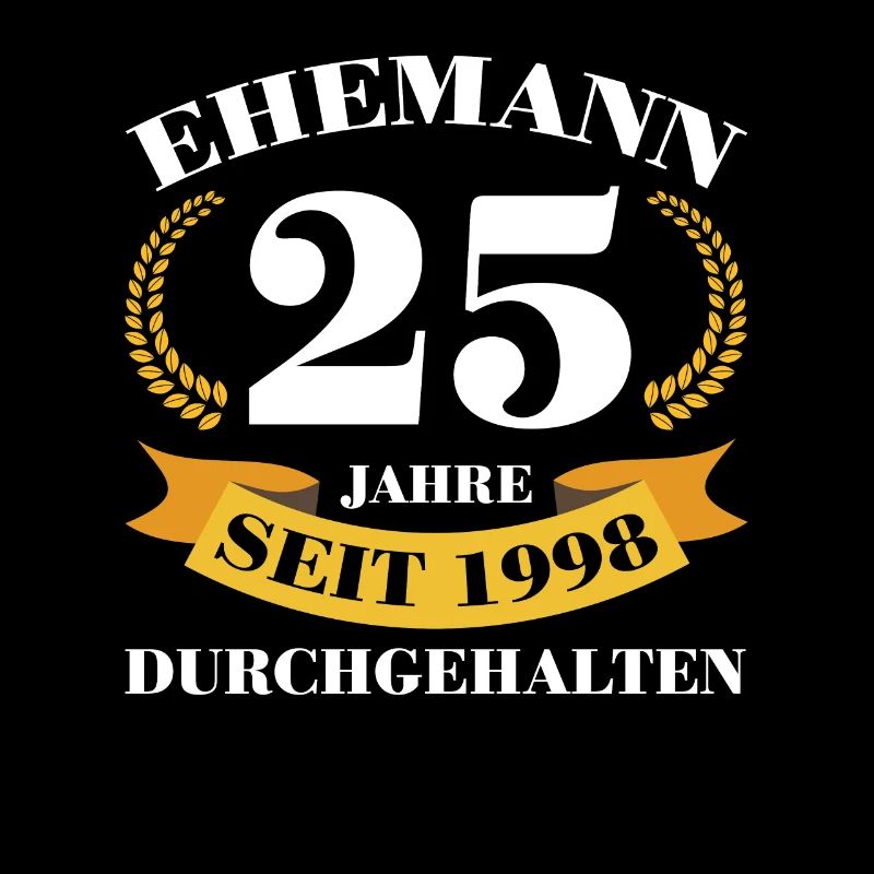 25. Hochzeitstag Ehemann Silberhochzeit Geschenk