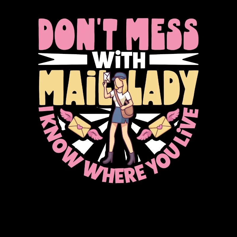 Postangestellte Postdame Postbote Post