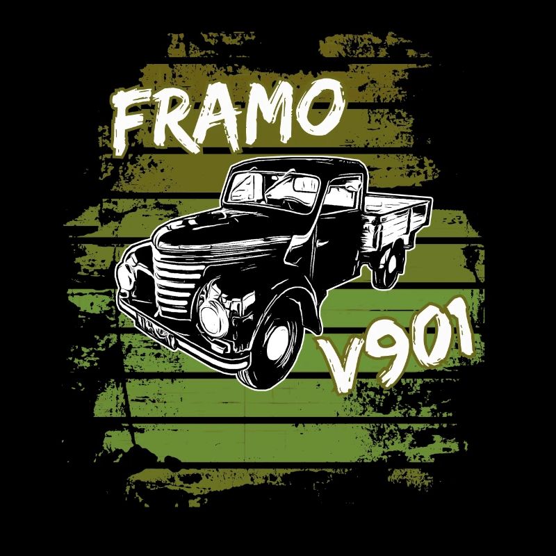 Framo flatbed transporter truck DDR IFA Oldtimer