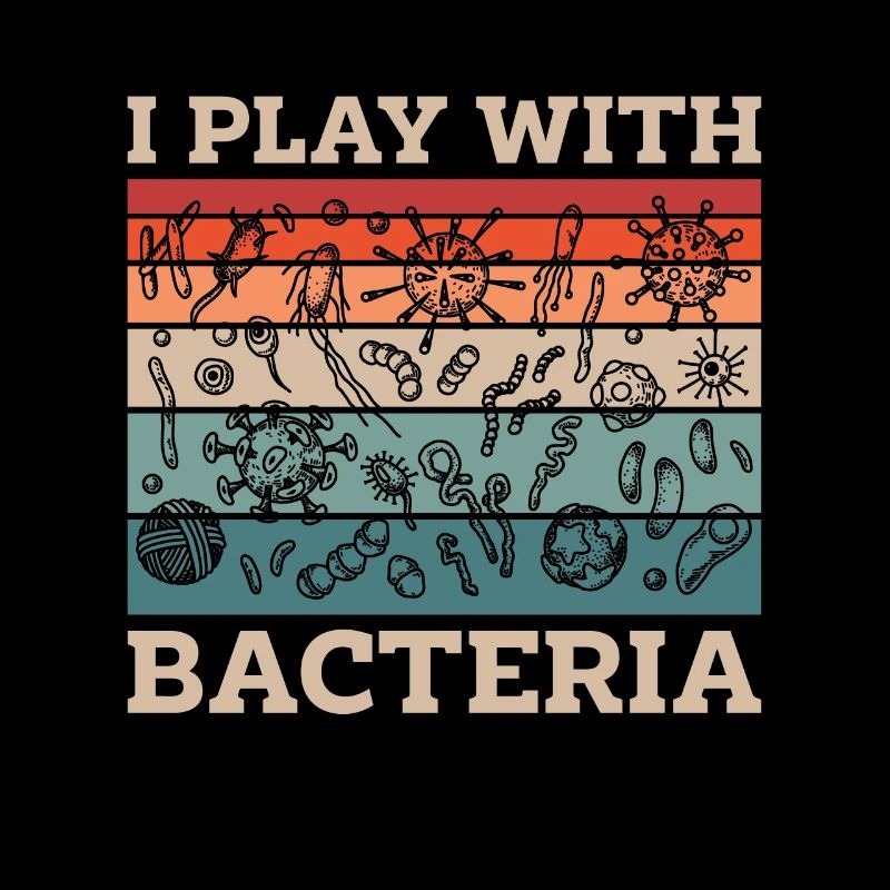 Microbiologiste Je joue avec les bactéries Retro Science