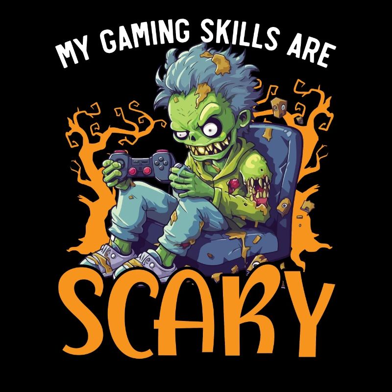 Gaming Halloween Süßes oder Saures Gamer Videospiel