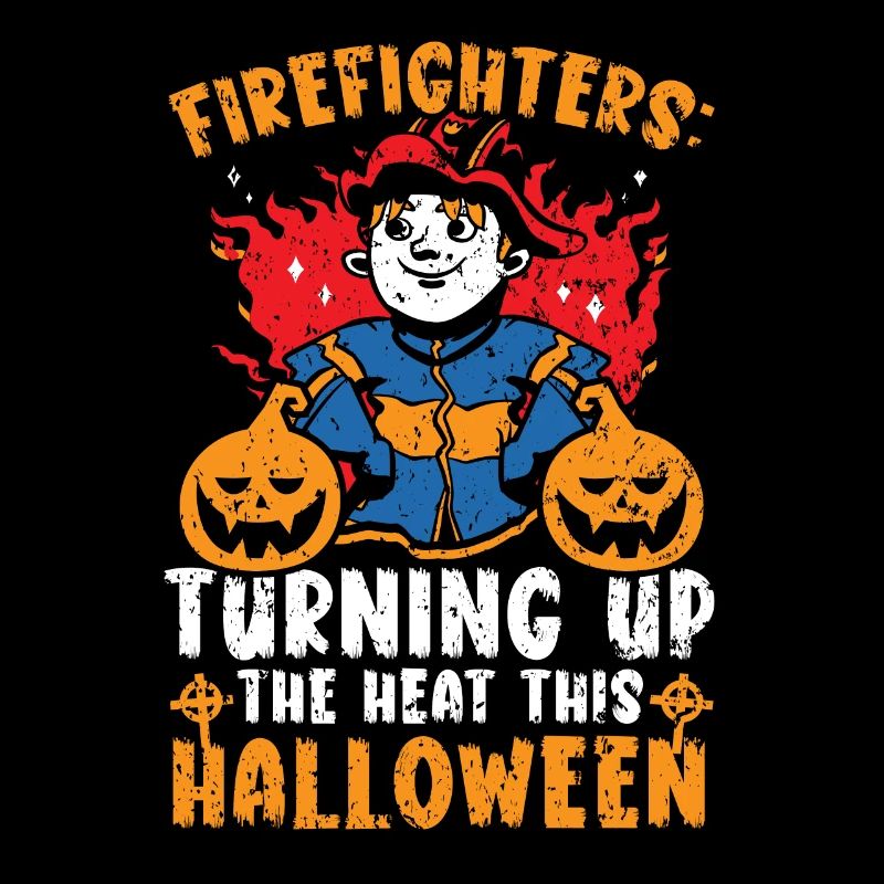 Feuerwehrmann Halloween Süßes oder Saures Feuerwehrmann