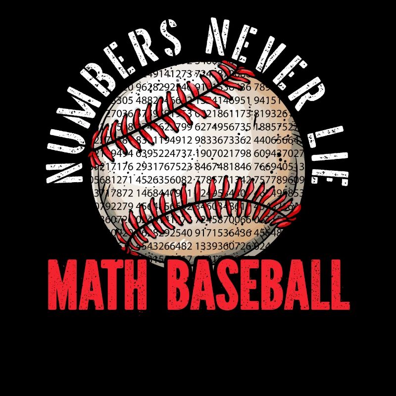 Baseball Math Lover Mathematician Baseball Player