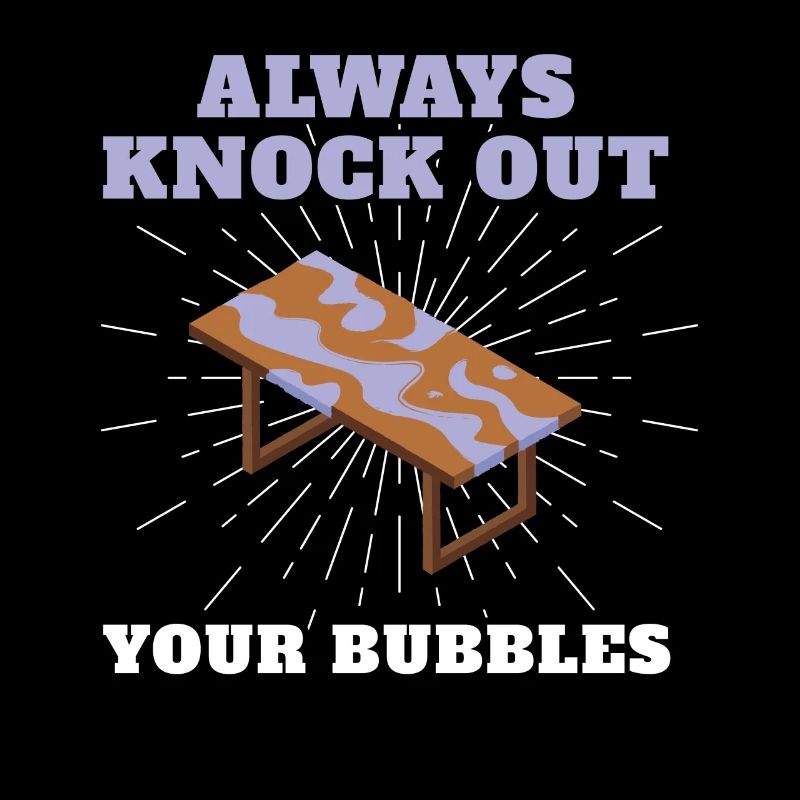 Knock Out Your Bubbles Epoxy Resin