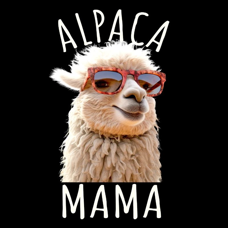 Alpaka Mama Alpaca Mutter Lama Muttertag Alpaka
