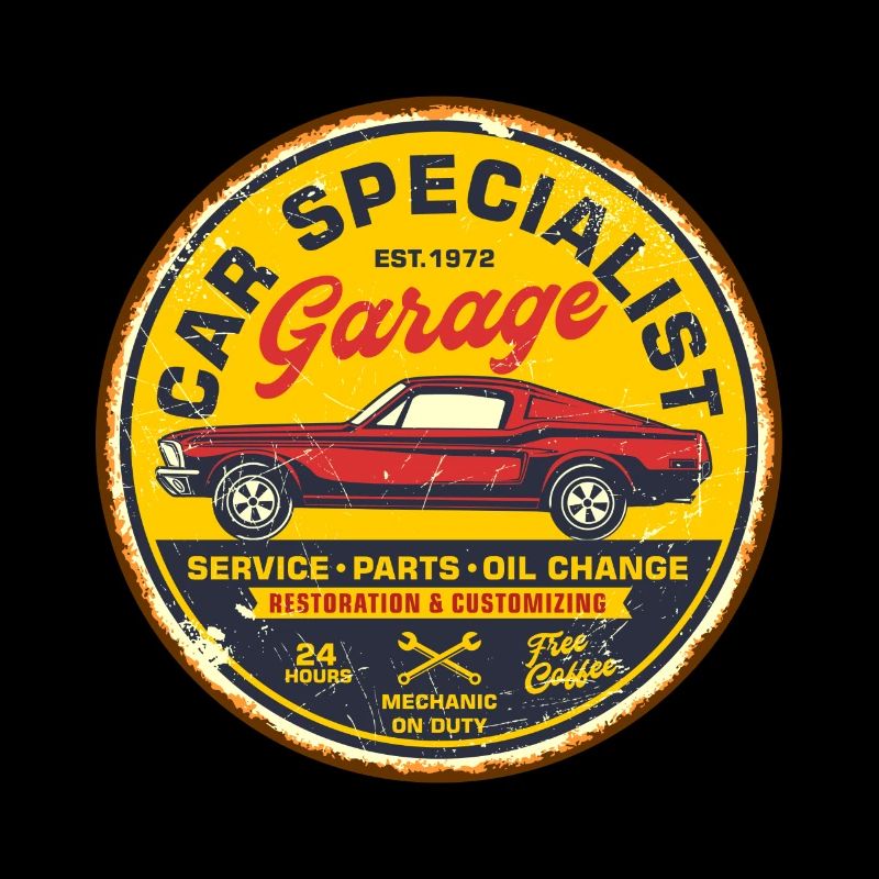 Autogarage retro