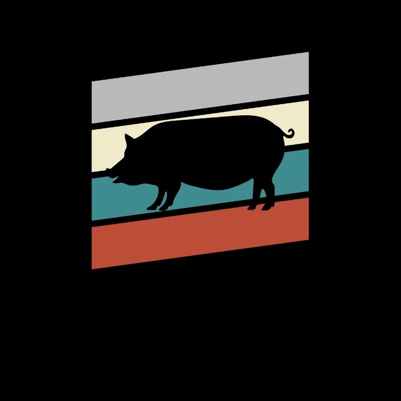 Schwein Retro