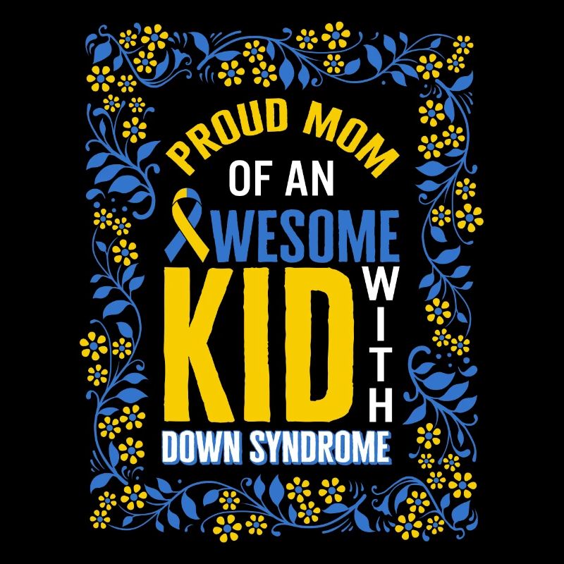 Welt-Down-Syndrom-Tagesshirt, stolze Mutter eines