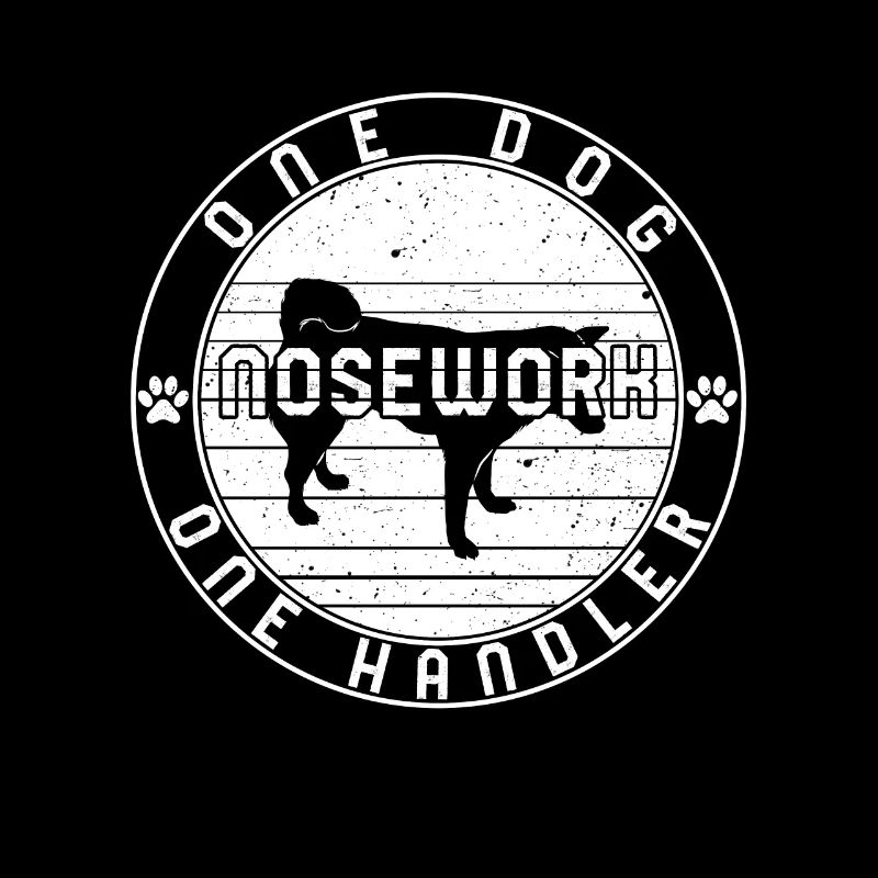 Nosework Shirt, Ein Hund Ein Handler Nosework T-Shirt,