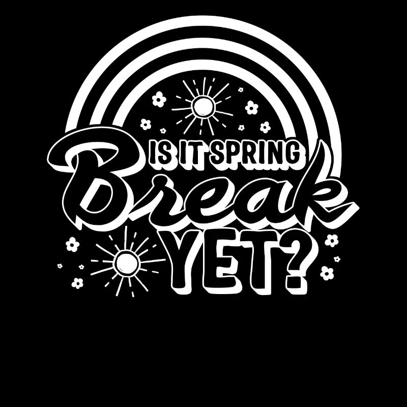 Urlaubsshirt, ist es Spring Break noch Regenbogen