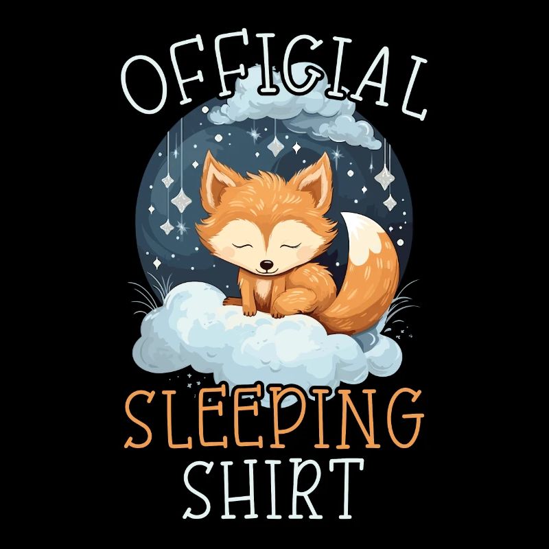Sleeping Fox Sleepyhead Napping Sleep Fox Lover