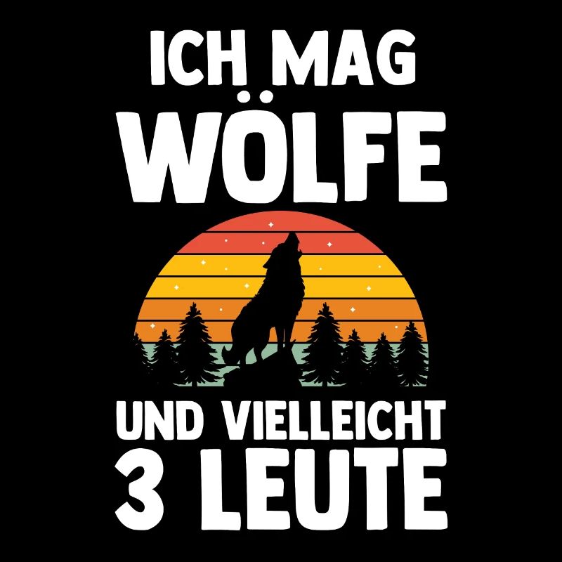 Tier Waldtier Wolf