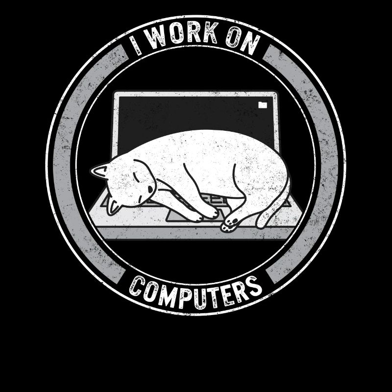 Programmierer-Shirt, Ich arbeite an Computern T-Shirt, Codierung