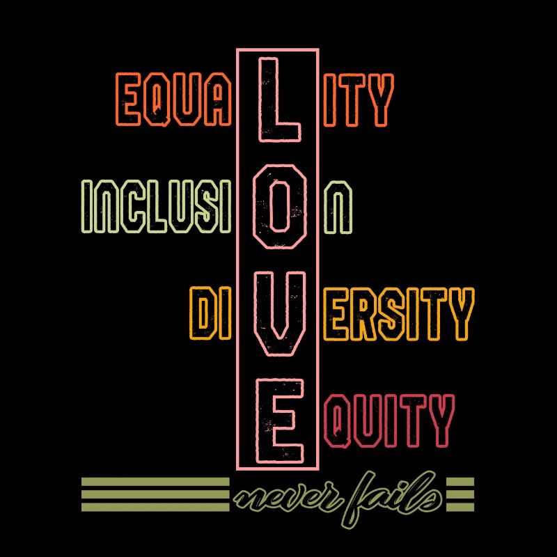 Sped Shirt, Equality Inclusion Diversity Equity
