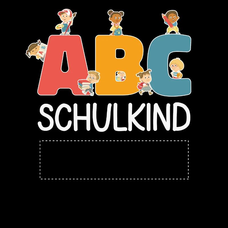 ABC Schulkind Personalisierbar Einschulung Schule