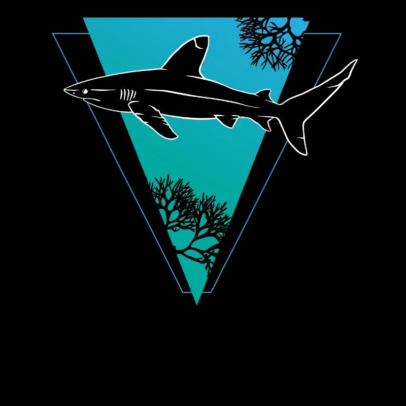 Coral Shark Triangular Frame