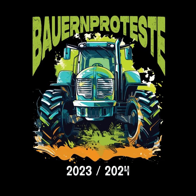 Bauernproteste 2023 / 2024 Bauerndemo Protest Demo