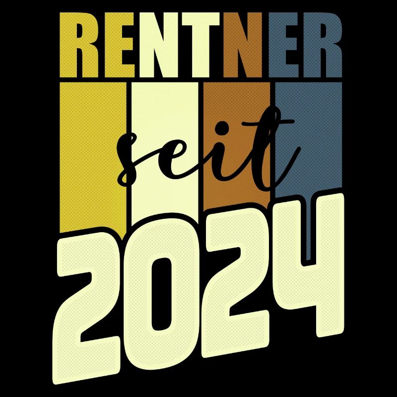 Rente Geschenk 2024 Rentner Ruhestand Spruch