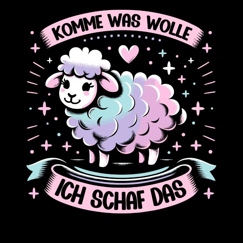 Schaf Motivation Prüfung Glück Spruch Geschenk