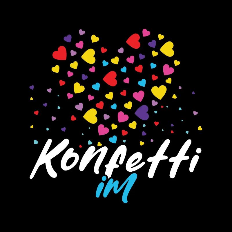 Konfetti Im Herz Fasching