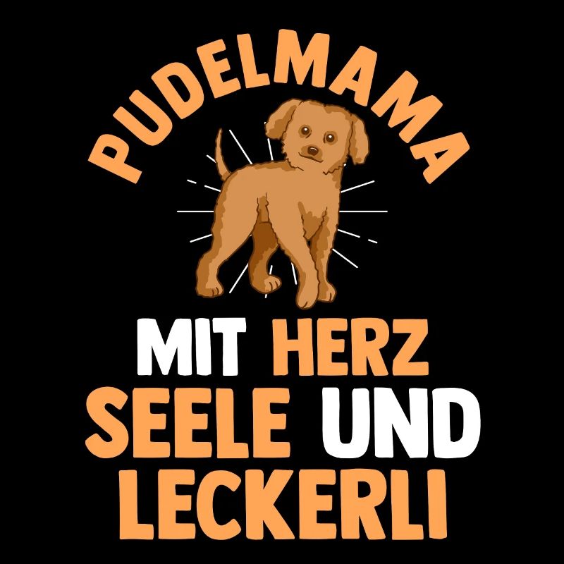 Hund Hundemama Pudelmama Mutter Pudel