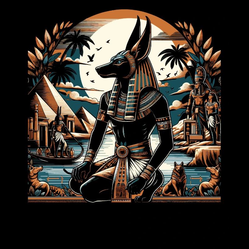 Anubis Egyptian Mythology Pyramid Ancient Egypt