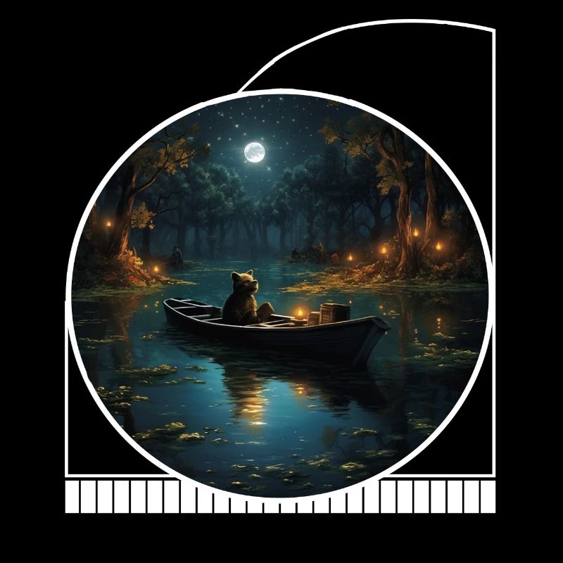 Halloween Hexe Werwolf Boot Reading Cottagecore