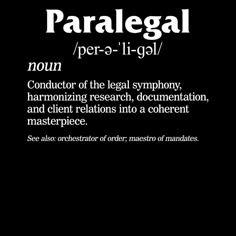 Law Shirt, Rechtsanwaltsfachangestellter Perəliɡəl Substantiv Dirigent von