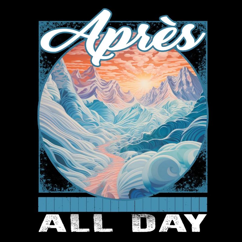 Après Ganztägig Skipiste Semblances Welle oder Grat