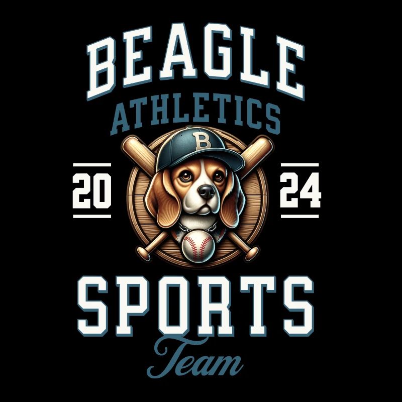 Baseball 2024 Beagle Sport - Einzigartiger Beagle