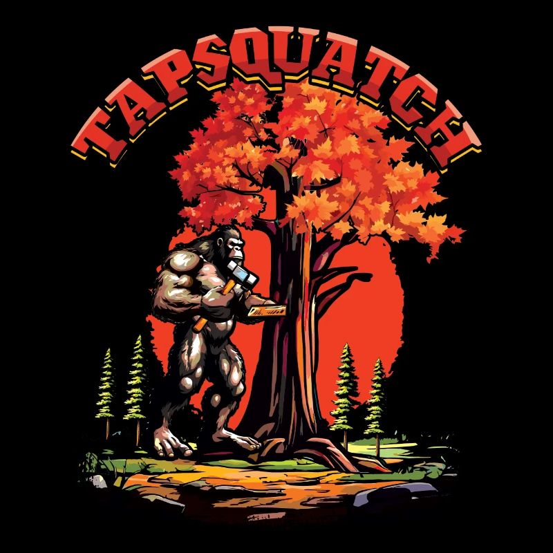 Tapsquatch Tapping Maple Tree Maple Leaf