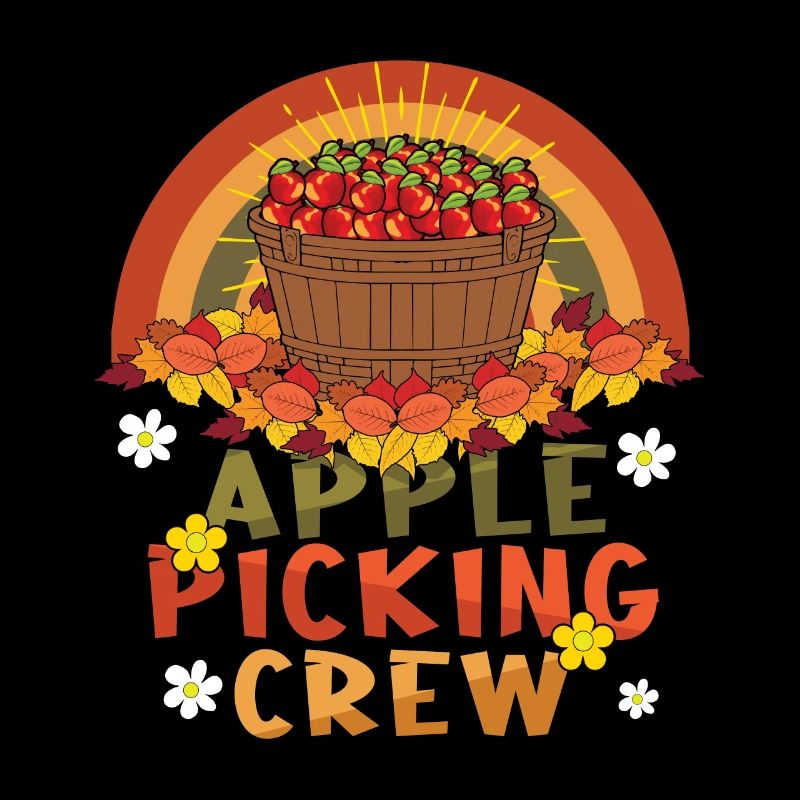 Apple Picking Crew Fall Autumn Apple Picker