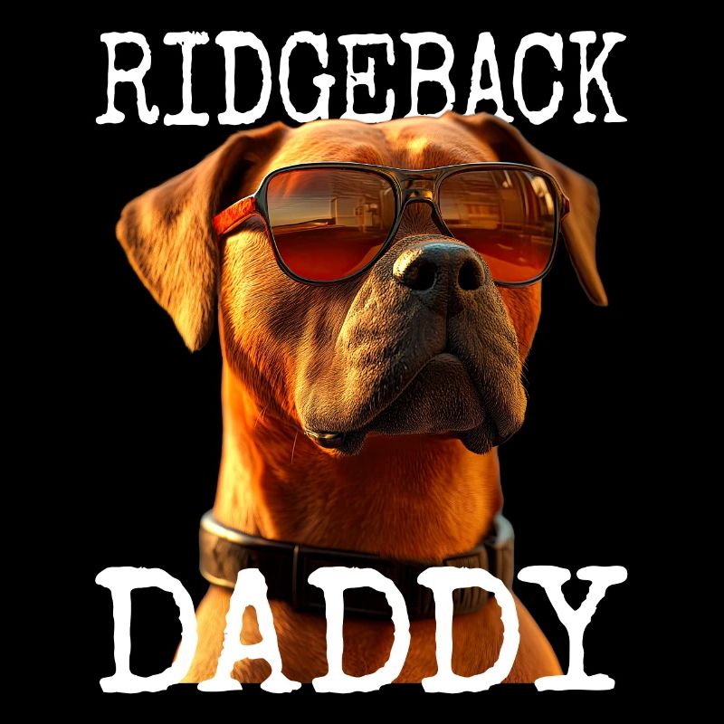 Rhodesian Ridgeback Daddy Hunde Papa Vatertag Dad