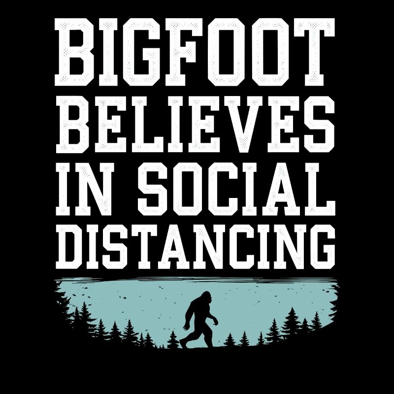 Bigfoot Believer Sasquatch Cryptid Forest Creature