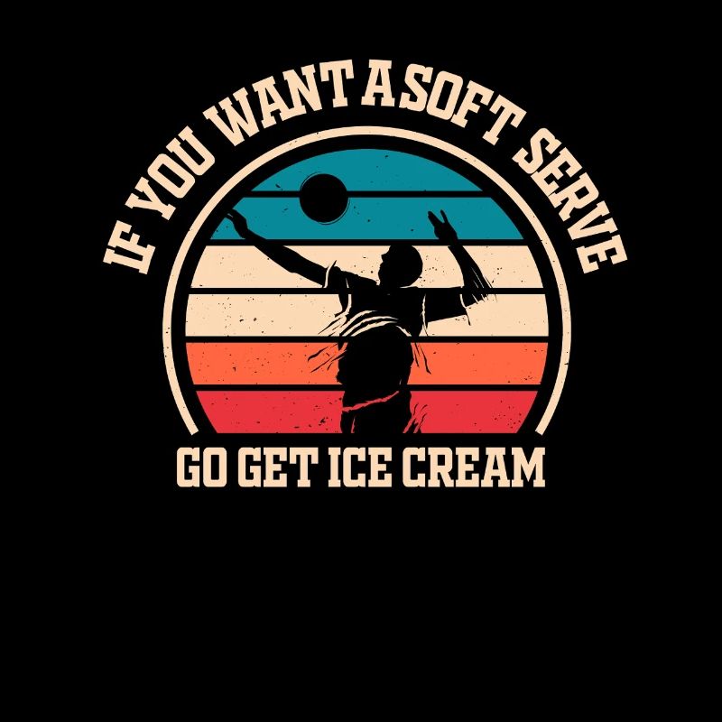 Wenn Sie ein Softeis wollen, holen Sie sich Eis