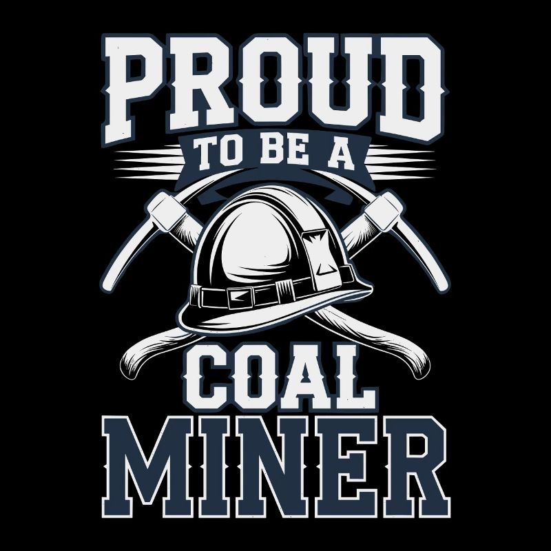 coal miner underground mining hard hat worker