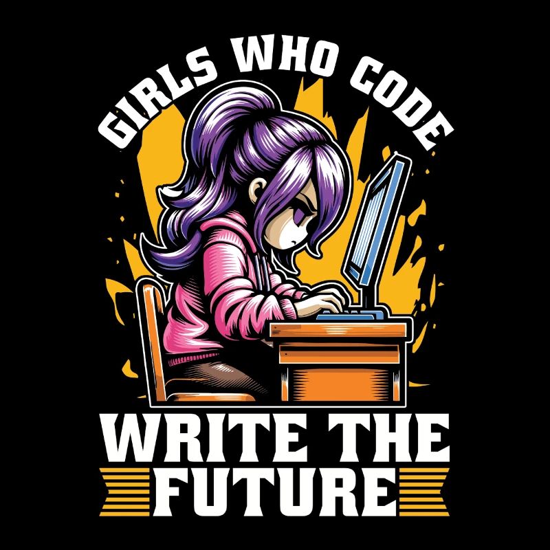 Coder Girls Who Code Write The Future Developer