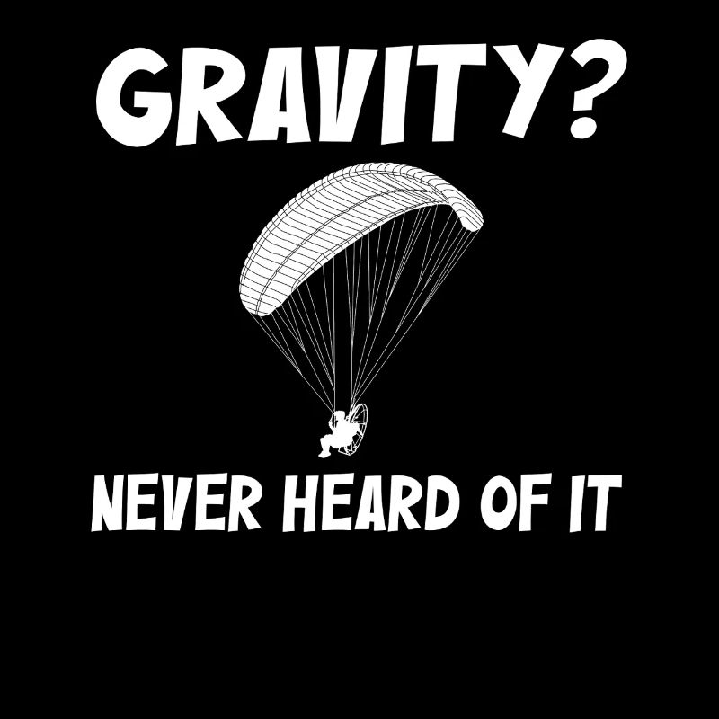 Lustiges Paramotor Gravitations-Meme