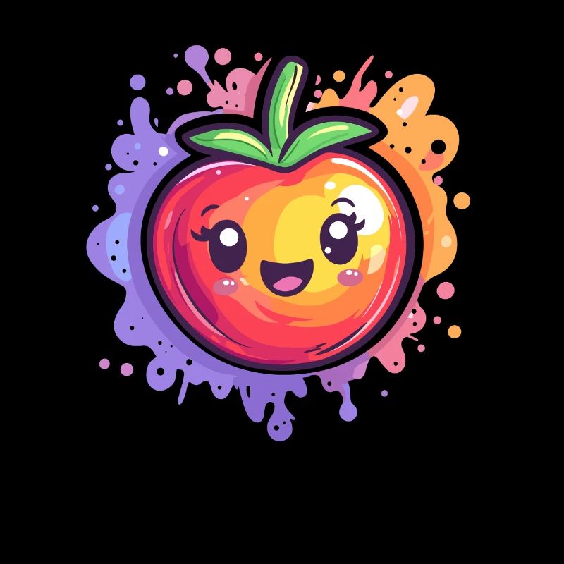 Tomate avec éclaboussure