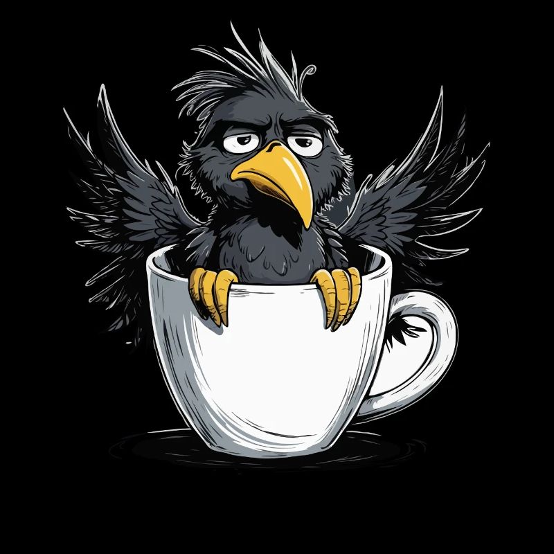 Bird don't want coffee before you ask no