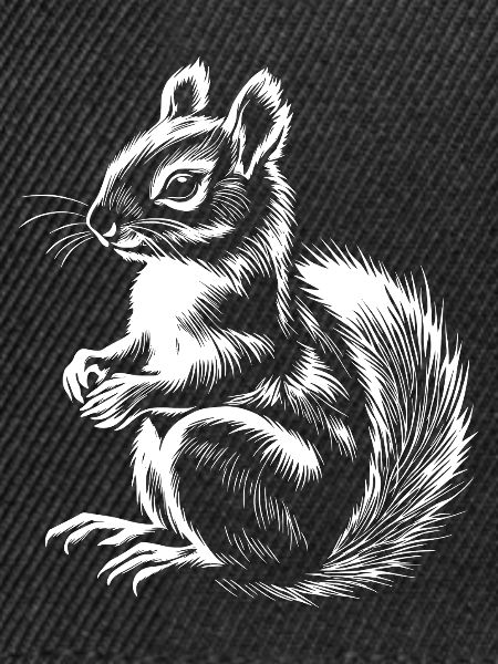Süßes Eichhörnchen Illustration Herbst