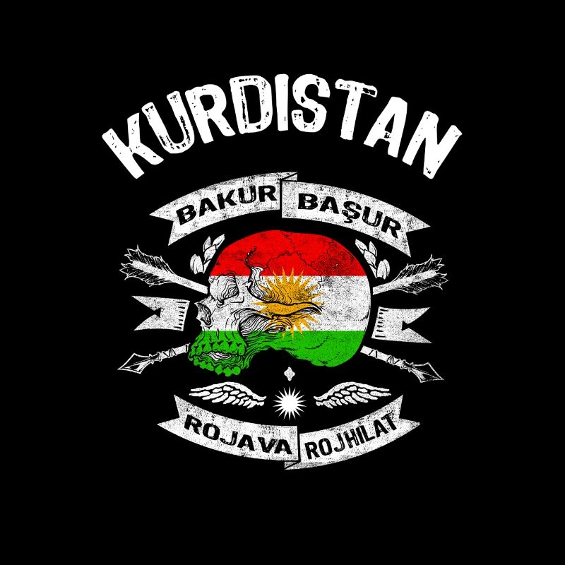 Drapeau du Kurdistan Bakur Bashur Rojava Rojhlt Newroz
