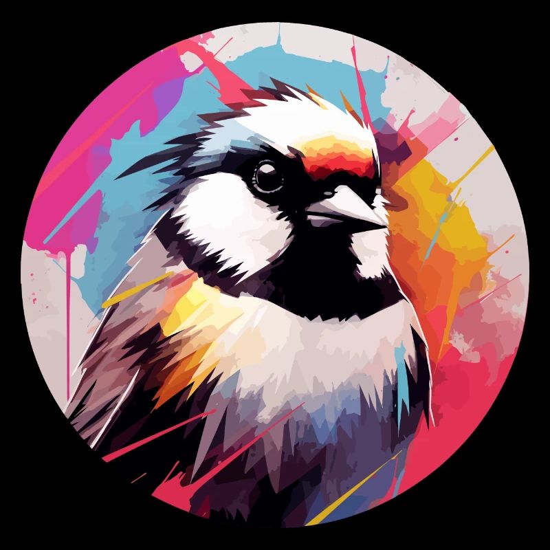 Chickadee bird