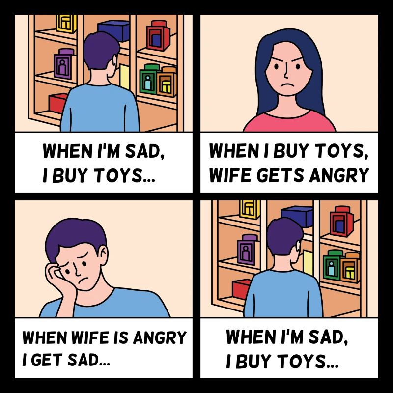 Vatertag Comic Design